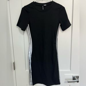 H&M Black Dress with Reflective Detail